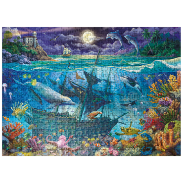 puzzleplate Evening Undersea 500 Jigsaw Puzzle