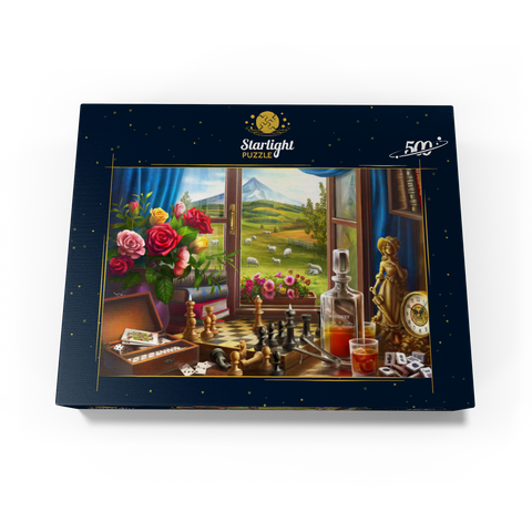 Games in the Mountains 500 Jigsaw Puzzle box view3