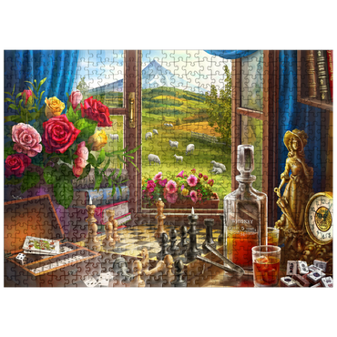 puzzleplate Games in the Mountains 500 Jigsaw Puzzle