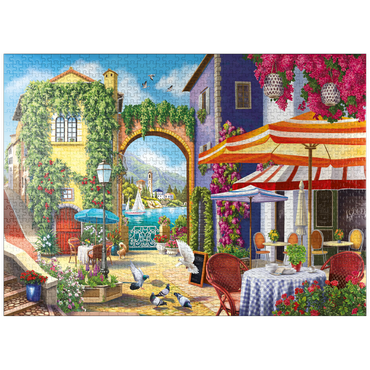 puzzleplate Sunny City by the Sea 1000 Jigsaw Puzzle