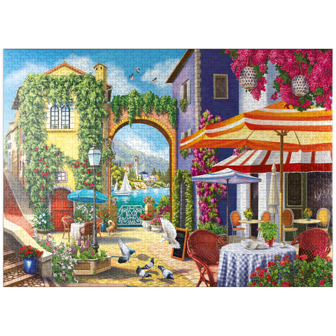 puzzleplate Sunny City by the Sea 1000 Jigsaw Puzzle