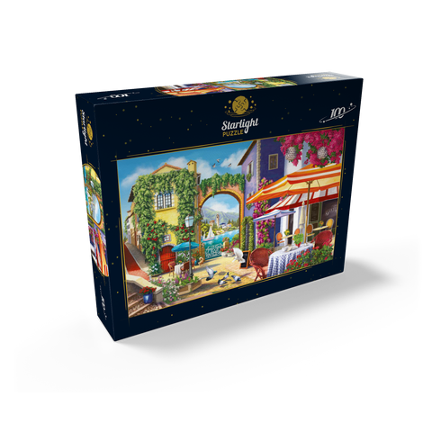 Sunny City by the Sea 100 Jigsaw Puzzle box view2