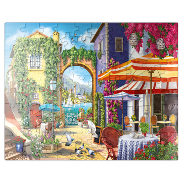 puzzleplate Sunny City by the Sea 100 Jigsaw Puzzle