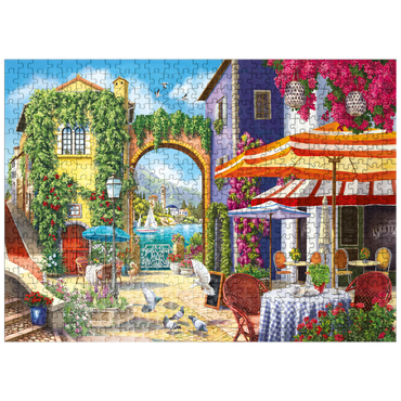 puzzleplate Sunny City by the Sea 500 Jigsaw Puzzle