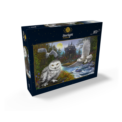 Snowy Owls 100 Jigsaw Puzzle box view2