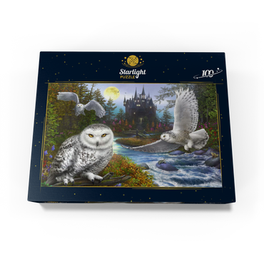 Snowy Owls 100 Jigsaw Puzzle box view3