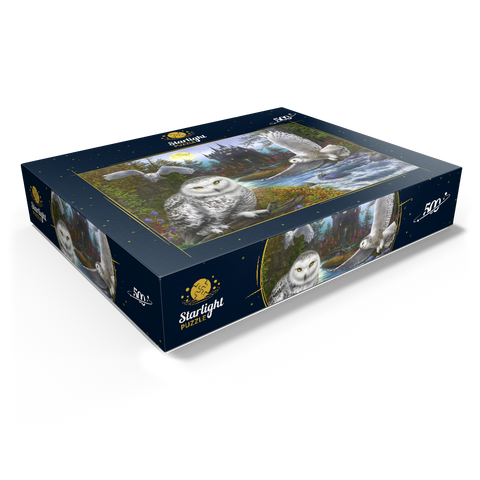 Snowy Owls 500 Jigsaw Puzzle box view1