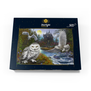 Snowy Owls 500 Jigsaw Puzzle box view3