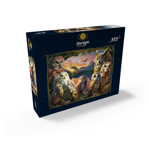 Owls at Sunset 1000 Jigsaw Puzzle box view2