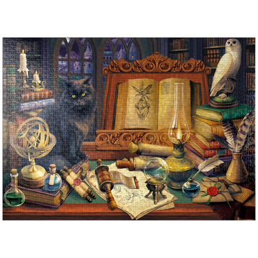 puzzleplate Magic Library 1000 Jigsaw Puzzle