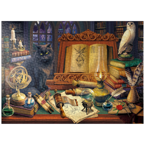 puzzleplate Magic Library 1000 Jigsaw Puzzle