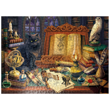 puzzleplate Magic Library 500 Jigsaw Puzzle