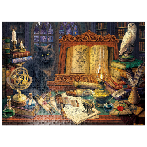 puzzleplate Magic Library 500 Jigsaw Puzzle