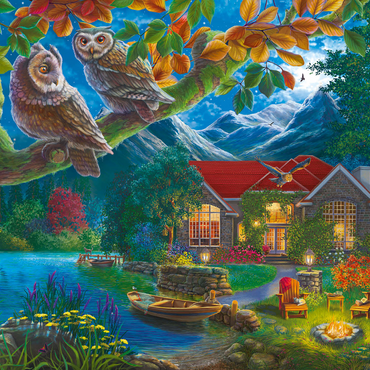 Owls & Night House 1000 Jigsaw Puzzle 3D Modell