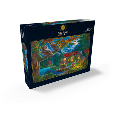 Owls & Night House 100 Jigsaw Puzzle box view2