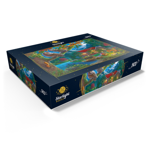 Owls & Night House 500 Jigsaw Puzzle box view1