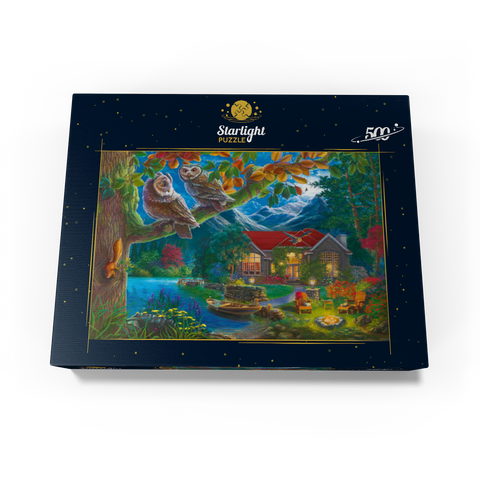 Owls & Night House 500 Jigsaw Puzzle box view3