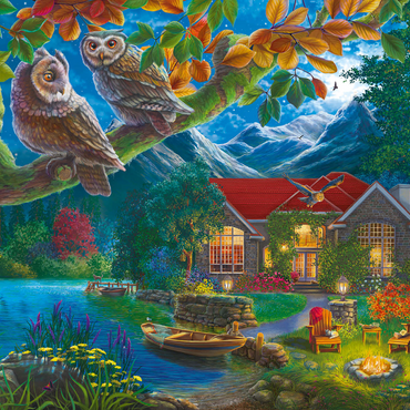 Owls & Night House 500 Jigsaw Puzzle 3D Modell