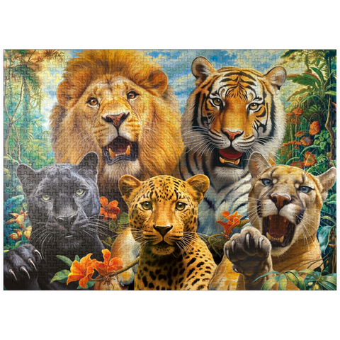 puzzleplate Selfies of Wildcats 1000 Jigsaw Puzzle