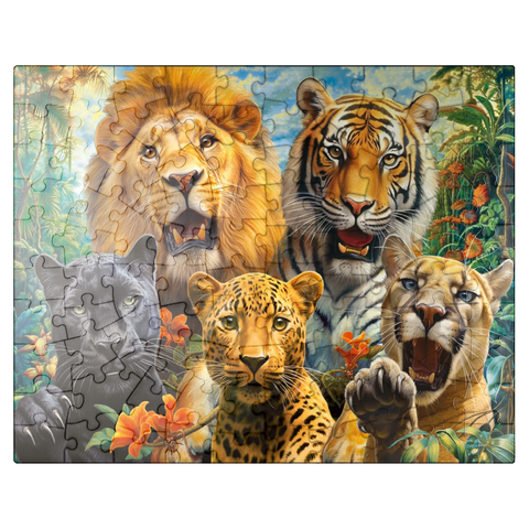 puzzleplate Selfies of Wildcats 100 Jigsaw Puzzle