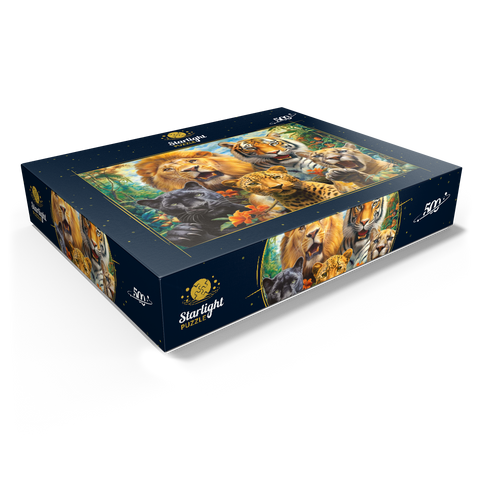 Selfies of Wildcats 500 Jigsaw Puzzle box view1