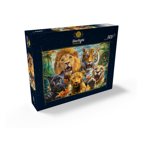 Selfies of Wildcats 500 Jigsaw Puzzle box view2