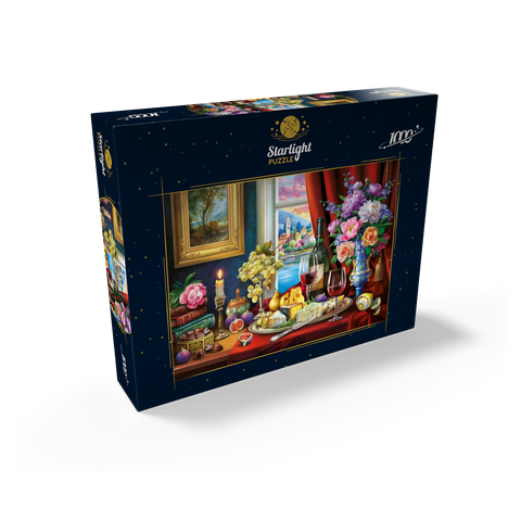 Still Life With Wine 1000 Jigsaw Puzzle box view2