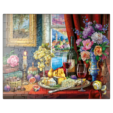 puzzleplate Still Life With Wine 100 Jigsaw Puzzle