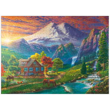 puzzleplate Elbrus at Sunset 1000 Jigsaw Puzzle