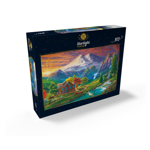 Elbrus at Sunset 100 Jigsaw Puzzle box view2