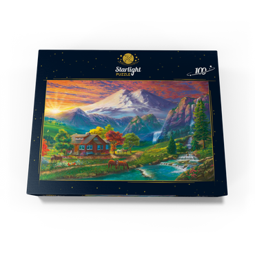 Elbrus at Sunset 100 Jigsaw Puzzle box view3