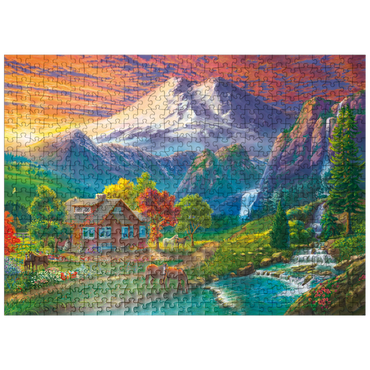 puzzleplate Elbrus at Sunset 500 Jigsaw Puzzle