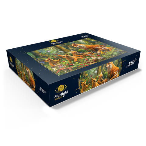 Fox Family 1000 Jigsaw Puzzle box view1