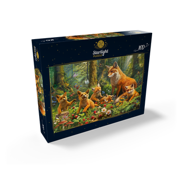 Fox Family 100 Jigsaw Puzzle box view2