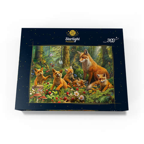 Fox Family 300 Jigsaw Puzzle box view3
