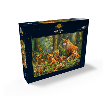 Fox Family 500 Jigsaw Puzzle box view2