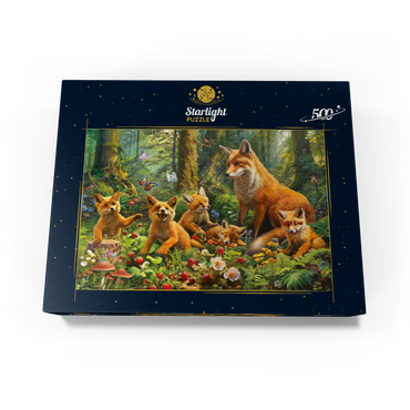 Fox Family 500 Jigsaw Puzzle box view3