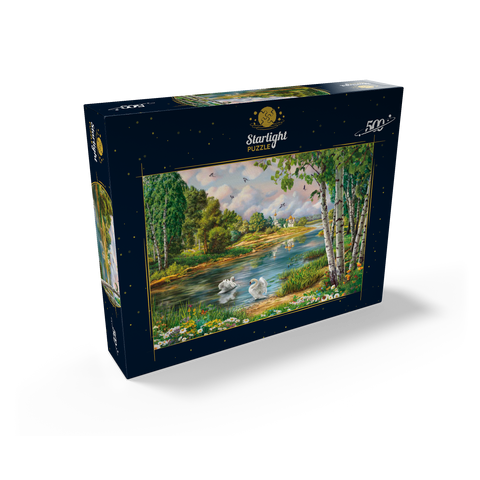 Village Landscape 500 Jigsaw Puzzle box view2