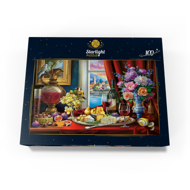 Still Life & Wine 100 Jigsaw Puzzle box view3