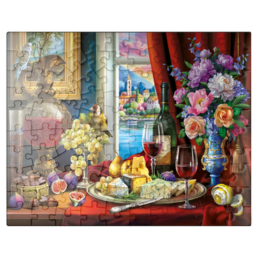 puzzleplate Still Life & Wine 100 Jigsaw Puzzle