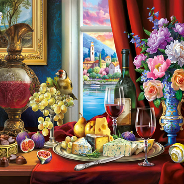 Still Life & Wine 100 Jigsaw Puzzle 3D Modell