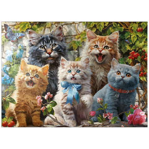 puzzleplate Kitten Selfie 1000 Jigsaw Puzzle