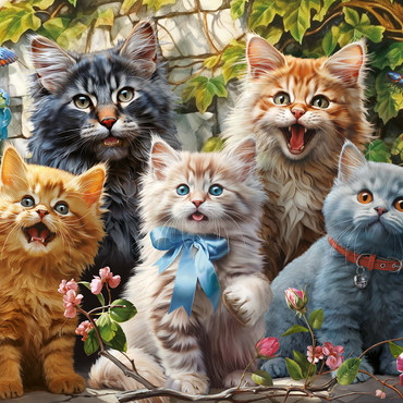 Kitten Selfie 1000 Jigsaw Puzzle 3D Modell