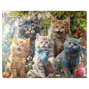 puzzleplate Kitten Selfie 100 Jigsaw Puzzle