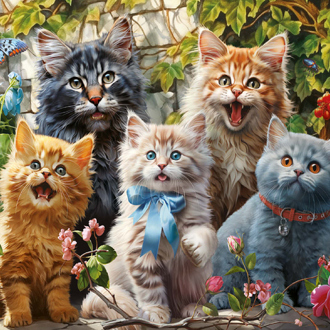 Kitten Selfie 100 Jigsaw Puzzle 3D Modell