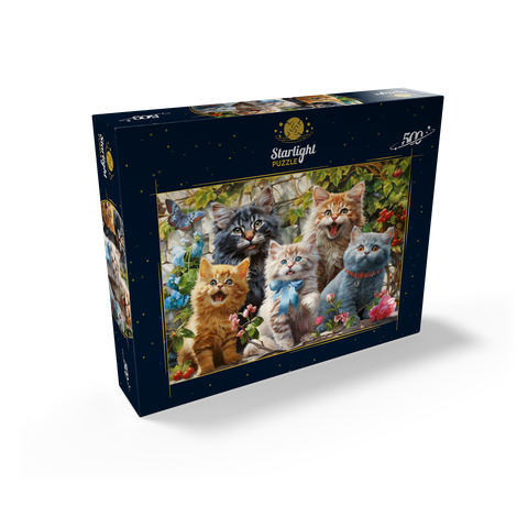 Kitten Selfie 500 Jigsaw Puzzle box view2