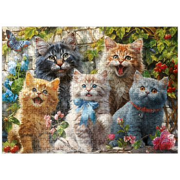 puzzleplate Kitten Selfie 500 Jigsaw Puzzle