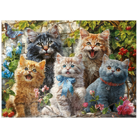 puzzleplate Kitten Selfie 500 Jigsaw Puzzle