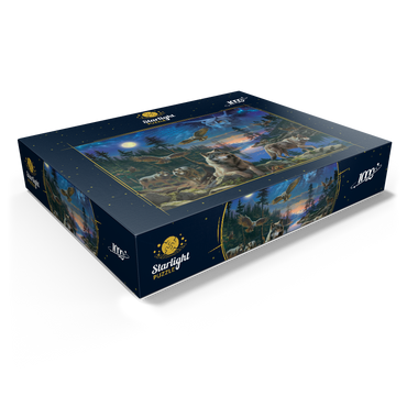 Night Wolves & Owls 1000 Jigsaw Puzzle box view1