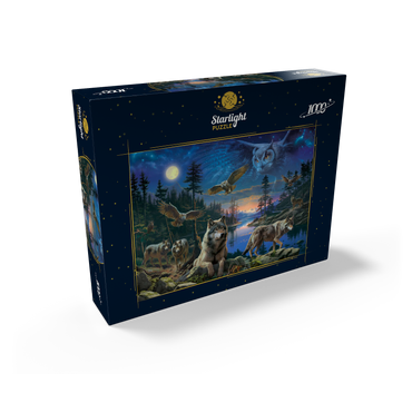 Night Wolves & Owls 1000 Jigsaw Puzzle box view2